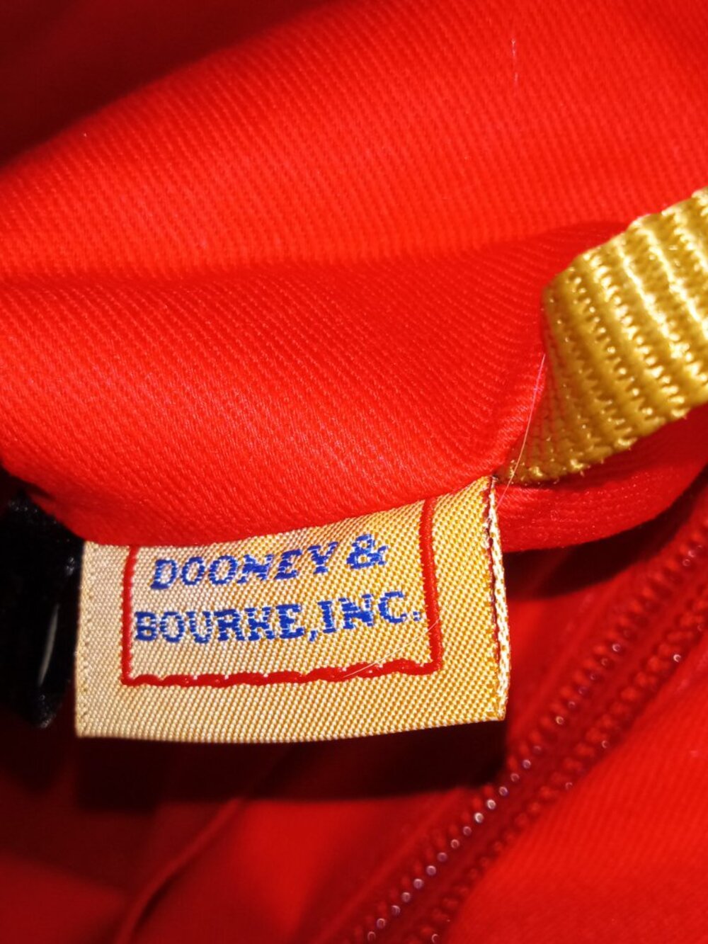 Dooney & Bourke Ostrich Collection Brown Metallic Leather Shoulder Bag - Picture 10 of 11